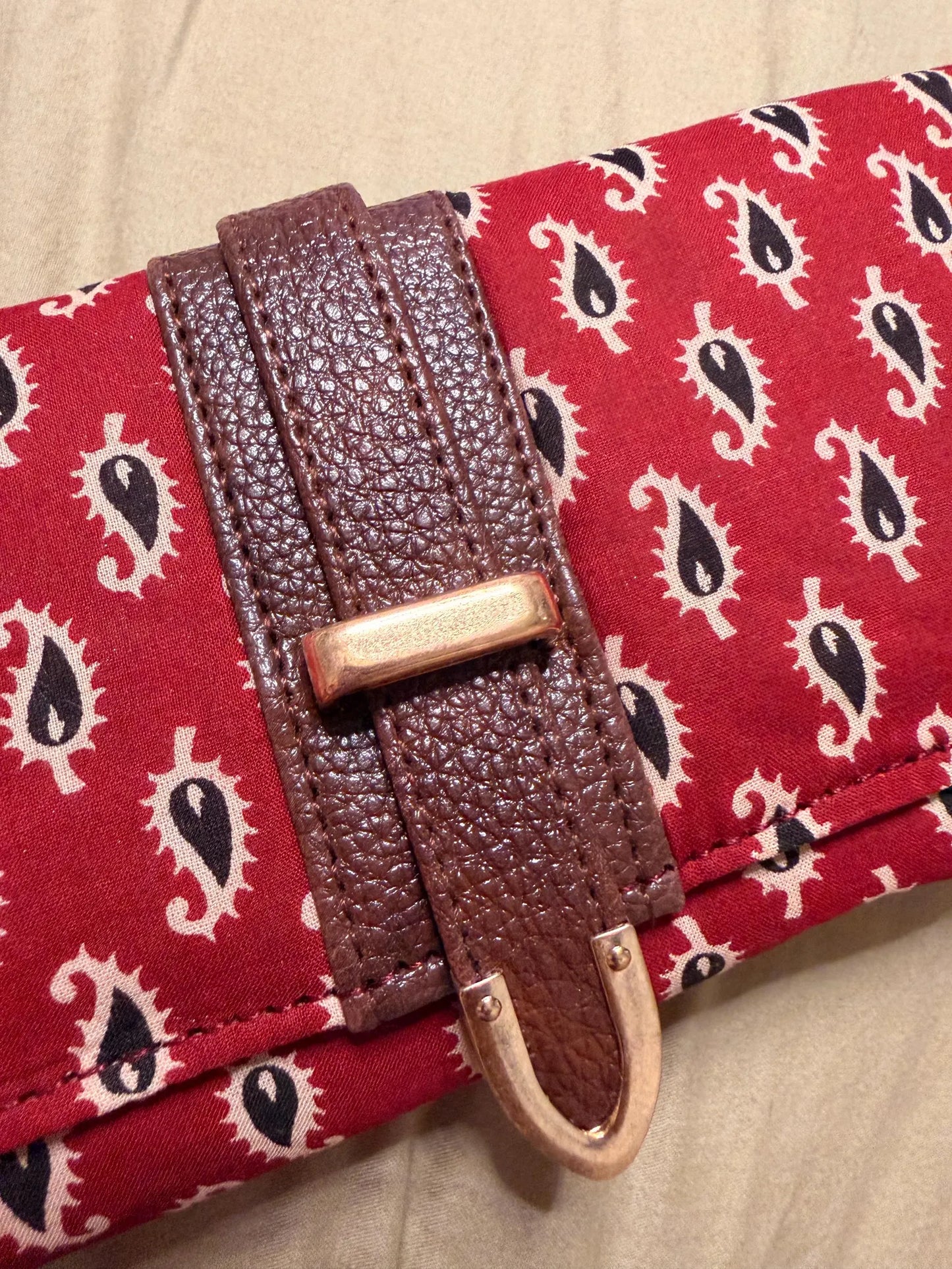 Handmade Block Print Hand Purse, Cotton Hand Purse, Boho Everyday Clutch