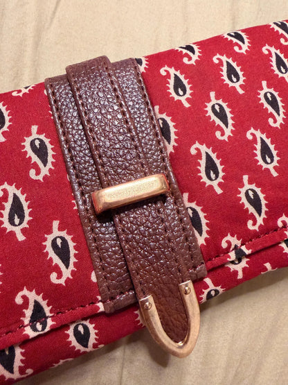 Handmade Block Print Hand Purse, Cotton Hand Purse, Boho Everyday Clutch